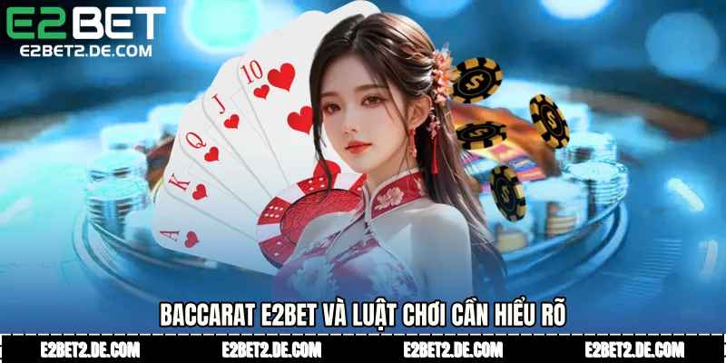 Baccarat E2bet và luật chơi cần hiểu rõ