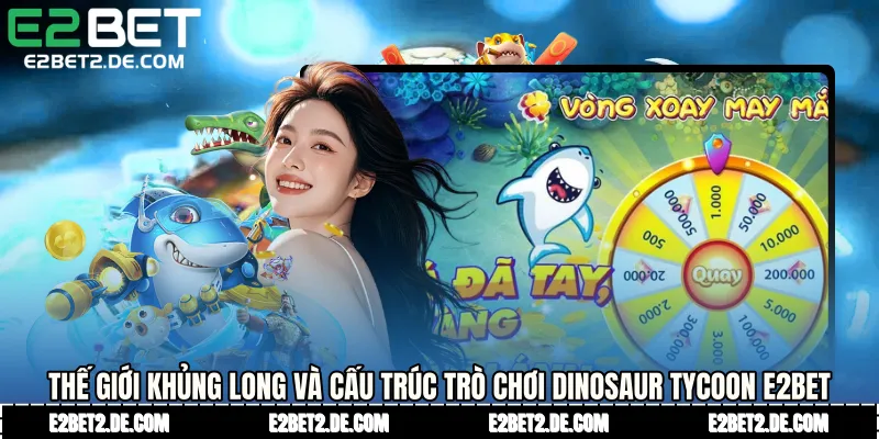 Thế giới khủng long và cấu trúc trò chơi Dinosaur Tycoon E2bet